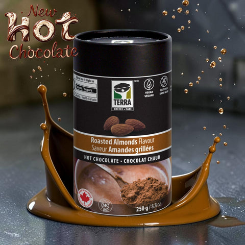 Terra Roasted Almonds Hot Chocolate, 250g.