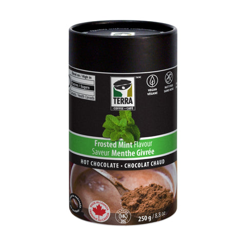 Terra Frosted Mint Hot Chocolate, 250g.