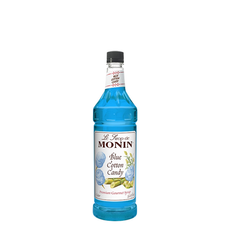 Monin Blue Cotton Candy Premium Syrup, 1L