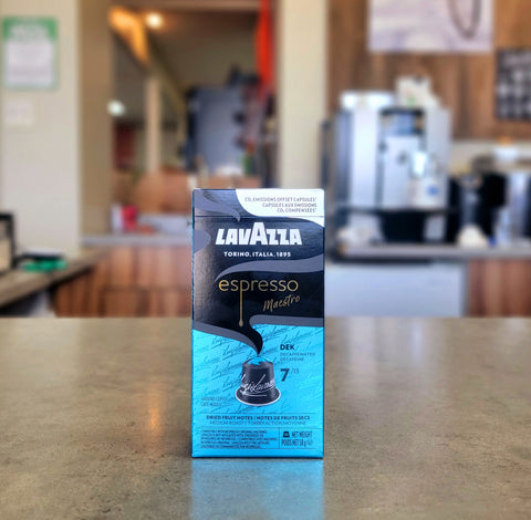Lavazza Espresso Maestro Decaf Nespresso® Compatible Single Serve Coffee, 10 Capsules - Original Line