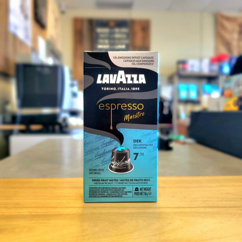 Lavazza Espresso Maestro Decaf Nespresso® Compatible Single Serve Coffee, 10 Capsules - Original Line