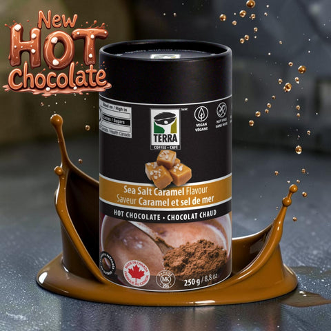 Terra Sea Salt Caramel Hot Chocolate, 250g