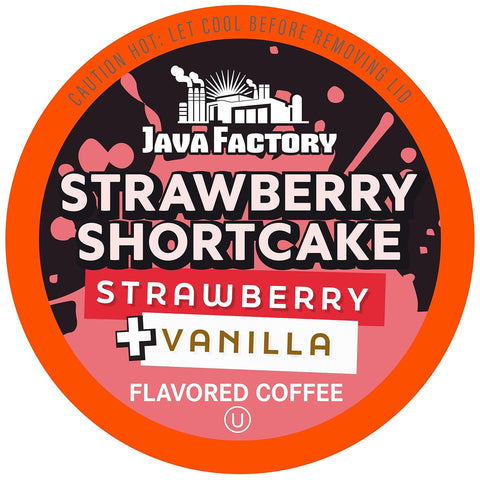 Java Factory Strawberry Shortcke 40 single serve