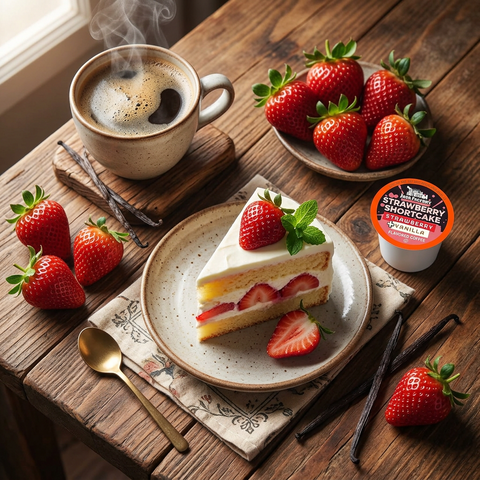 Java Factory Strawberry Shortcke Single Surve K-Cup® Coffee Pods, Box of 40