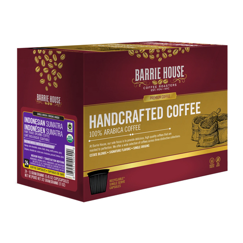 Barrie House Indonesian Sumatra Fair Trade Organic Single Serve K-Cup® Coffee Pods