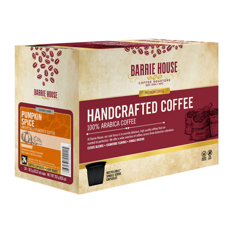 Barrie House- Pumpkin Spice Single Serve K-Cup® Coffee Pods