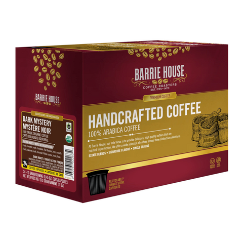 Barrie House Dark Mystery Fair Trade Organic Single Serve K-Cup® Coffee Pods