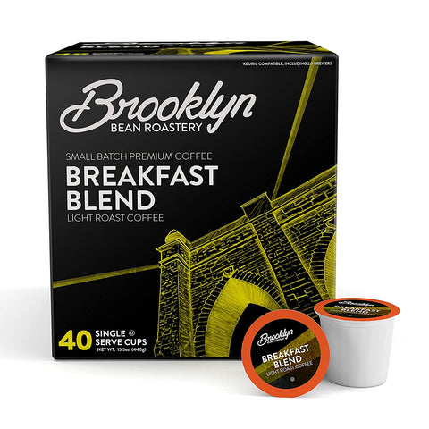 Brooklyn Bean Breakfast Blend Single Serve K-Cup® Coffee Pods