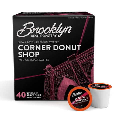 Brooklyn Bean Corner Donut Shop Single Serve K-Cup® Coffee Pods