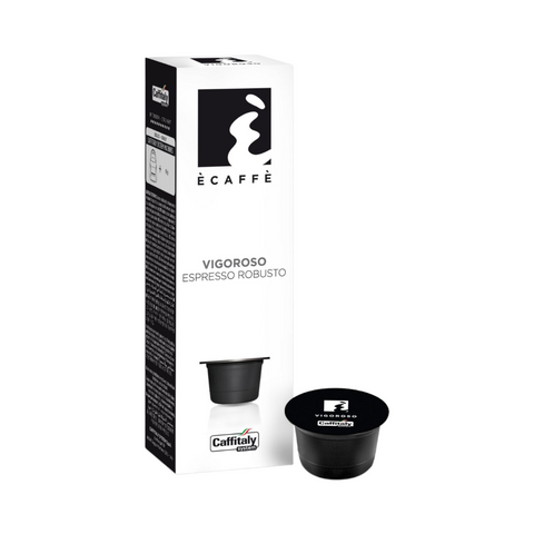 Caffitaly Ecaffe Vigoroso Single Serve Coffee 10 pack