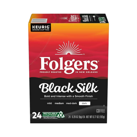 Folgers Gourmet Black Silk Single Serve K-Cup® Coffee Pods