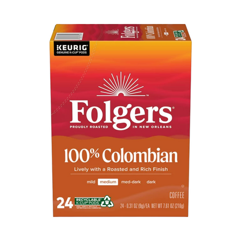 Folgers Gourmet Lively Colombian Single Serve K-Cup® Coffee Pods