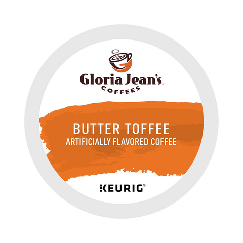 Gloria Jean's Butter Toffee Single Serve K-Cup® Coffee Pods