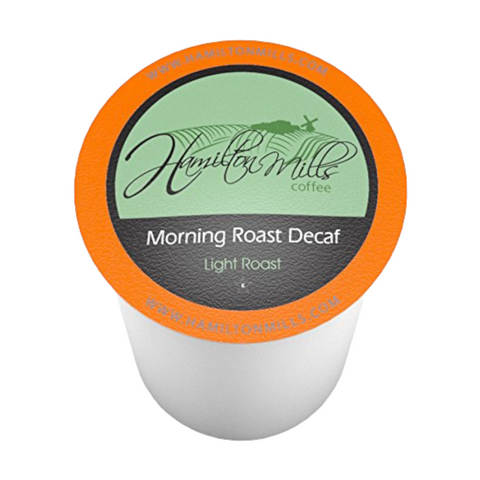 Hamilton Mills Morning Roast Single Serve DECAF Coffee 40 pack