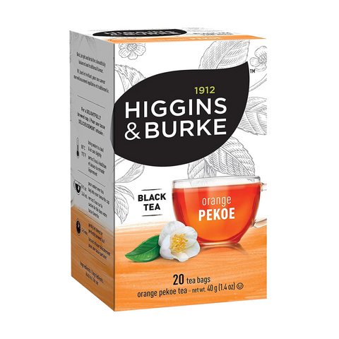 Higgins & Burke Orange Pekoe Filterbag Tea 20 Count