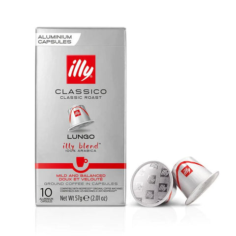 Illy Classico Lungo Nespresso Compatible Capsules 10 Pack