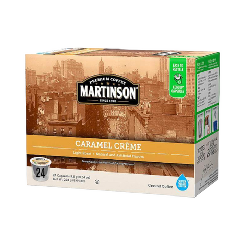 Martinson Caramel Cream Single Serve Coffee 24 pack