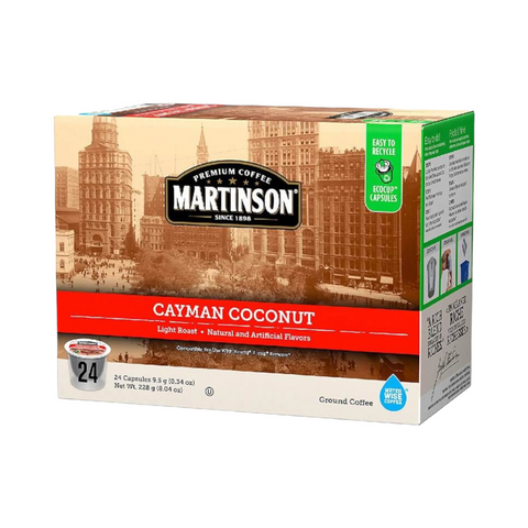 Martinson Cayman Coconut Single Serve Coffee 24 pack