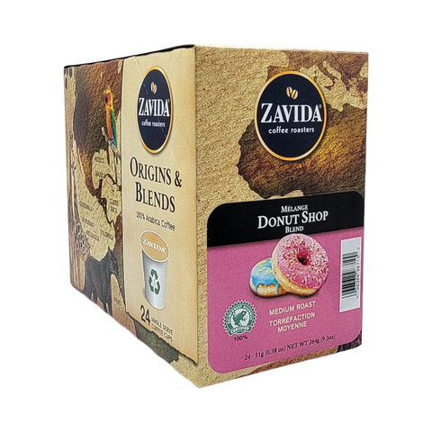 Zavida Donut Shop Single Serve K-Cup® 24 Pods