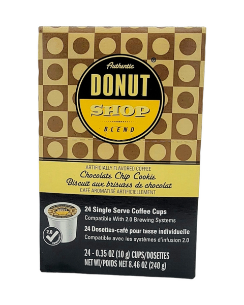 Authentic Donut Shop Chocolate Chip Cookie Single Serve K-Cup® Coffee Pods