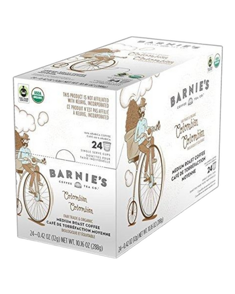 Barnie's Fair Trade Organic Colombian Single Serve K-Cup® Coffee Pods