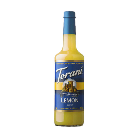 Torani Sugar Free Lemon Syrup 750ml.