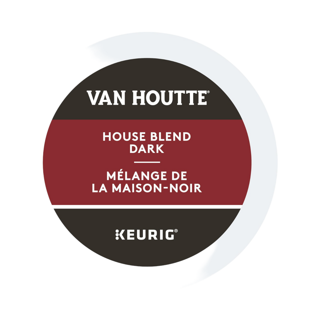 Van Houtte Original House DARK Single Serve KCup® 24 Pods Bean Here Bean There Coffee & Cocoa