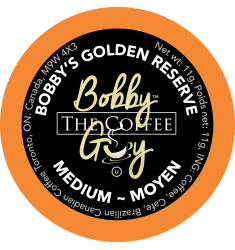 Bobby The Coffee Guy Golden Reserve Single Serve K-Cup® Coffee Pods
