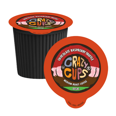 Crazy Cups Chocolate Raspberry Truffle DECAF Single Serve K-Cup® Coffee Pods