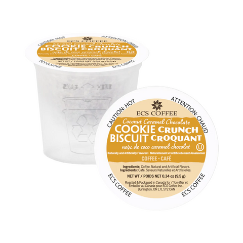 ECS Coffee Coconut Caramel Chocolate Cookie Crunch Single Serve K-Cup® Coffee Pods