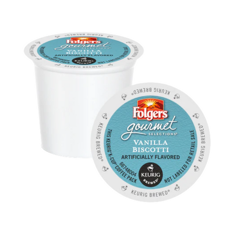 Folgers Gourmet Vanilla Biscotti Single Serve K-Cup® Coffee Pods