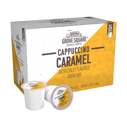 Grove Square Caramel Cappuccino Single Serve 24 pack