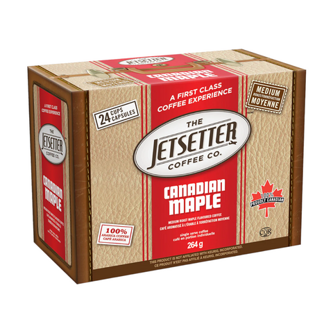 Jetsetter Canadian Maple Single Serve Coffee 24 Pack