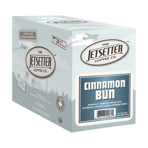 Jetsetter Cinnamon Bun Single Serve Coffee 24 Pack