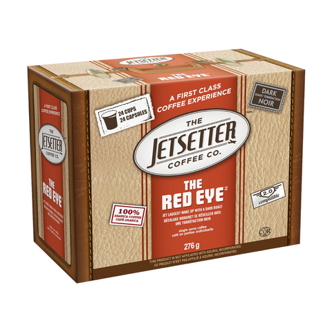 Jetsetter Red Eye Single Serve Coffee 24 Pack