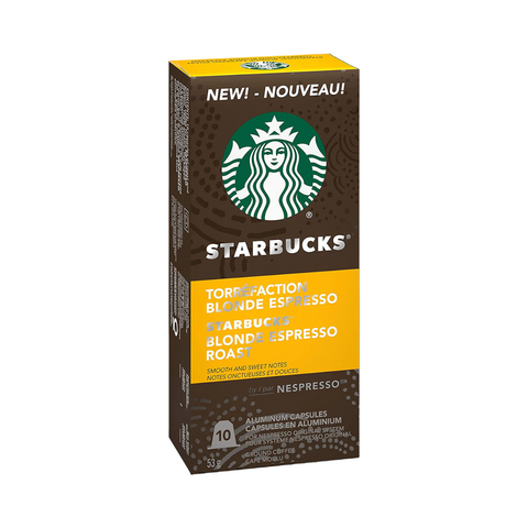Starbucks Blonde Espresso Nespresso® Compatible Capsules, 10 Pack