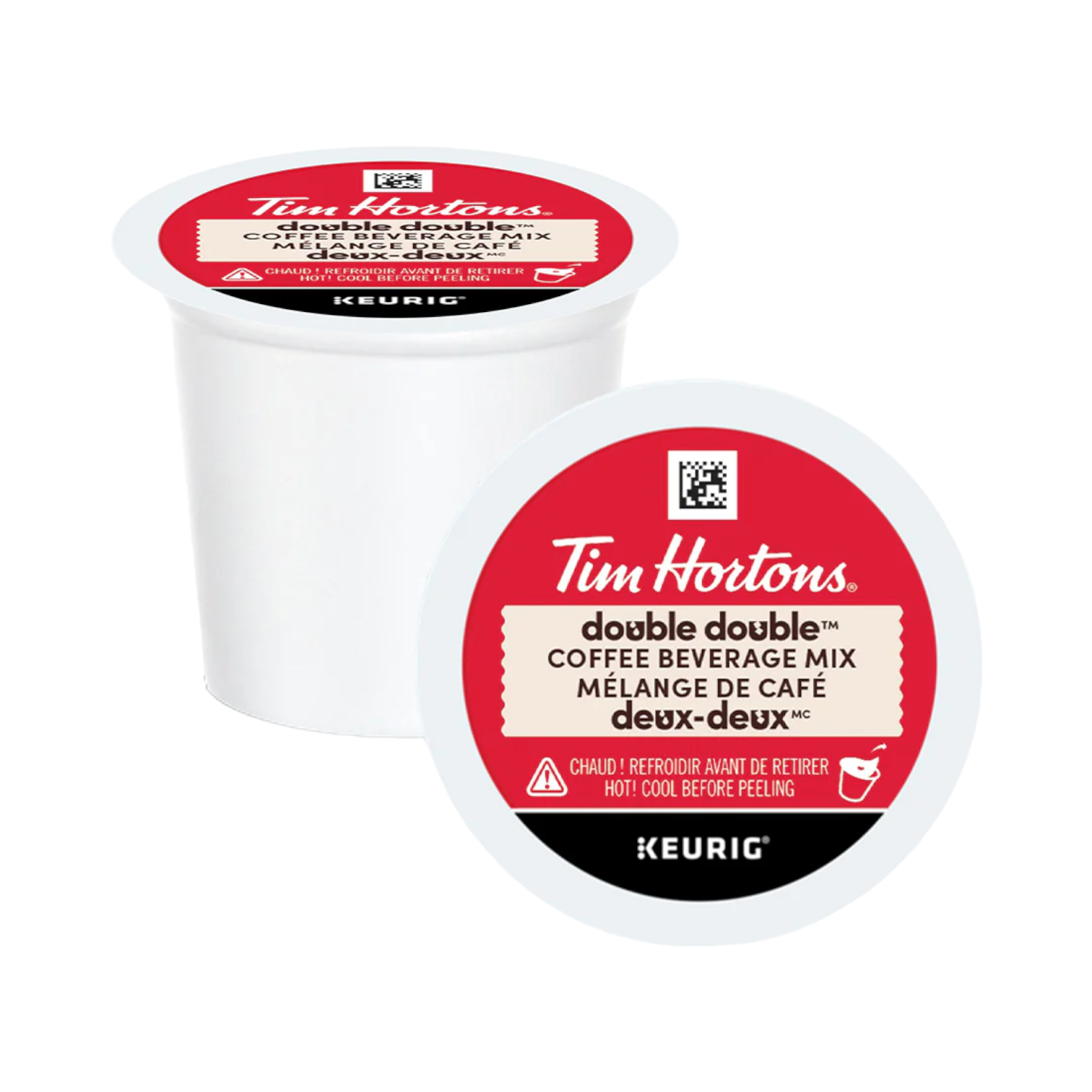 Tim Hortons Double Double Single Serve Coffee KCup® 24 Pods Bean
