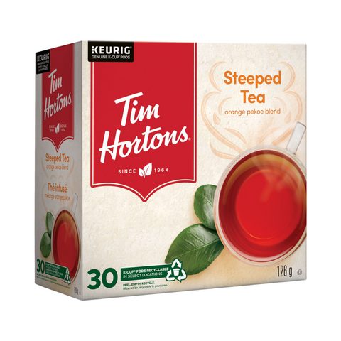 Tim Hortons Steeped Tea Single Serve K-Cup® 30 Pods