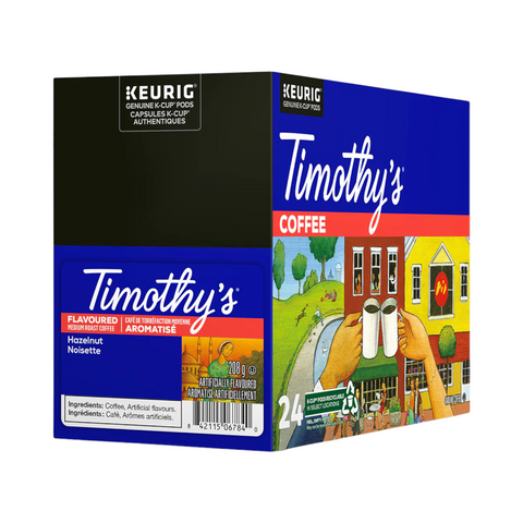 Timothy's Hazelnut Single Serve Coffee K-Cup® 24 Pods