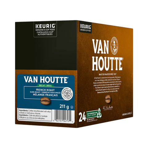 Van Houtte French Roast Decaf Single Serve K-Cup® 24 Pods